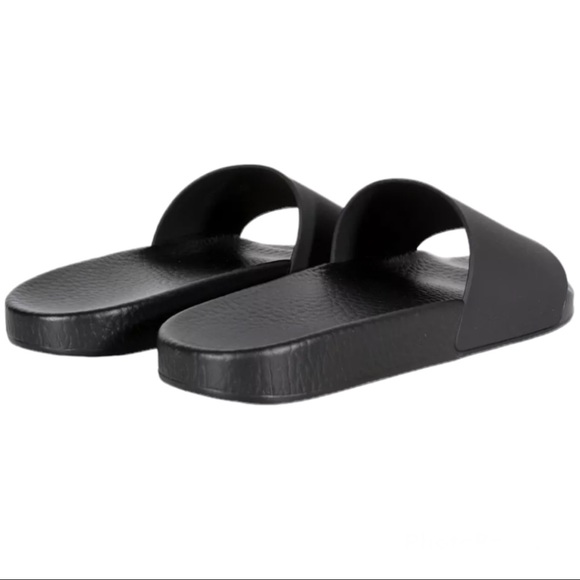 Polo Ralph Lauren Signature Pony Slide Black & Red - Picture 2 of 5